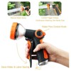 Garden Hose Nozzle Heavy Duty, High Pressure Adjustable 8 Patterns