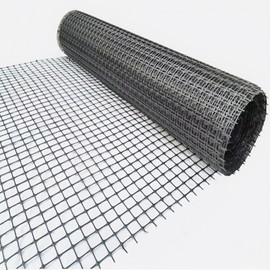 Bidirectional Force Bearing Plastic Geogrid 4' x 65.6' Paver Base Polypropylene Geogrid EarthLock Increase The Bearing Capacity of The Roadbed Prevent Collapse and Crack Formation