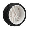 2PCS RC Racing Tire Plastic Wheel Hub and Rubber Tire