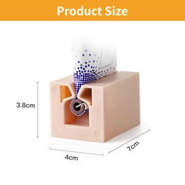 YANINEE 4 Stück Tubenquetscher für Alle Tube, Zahnpasta Quetscher Halter, Toothpaste Squeezer