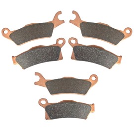 Brake Pads for Can-Am Outlander 450 500 570 650 800R 850 1000 EFI XT XT-P XMR DPS Max XT/XT-P/XMR/DPS,3 Sets Front&Rear Sintered Copper Brake Pads 705601014/15
