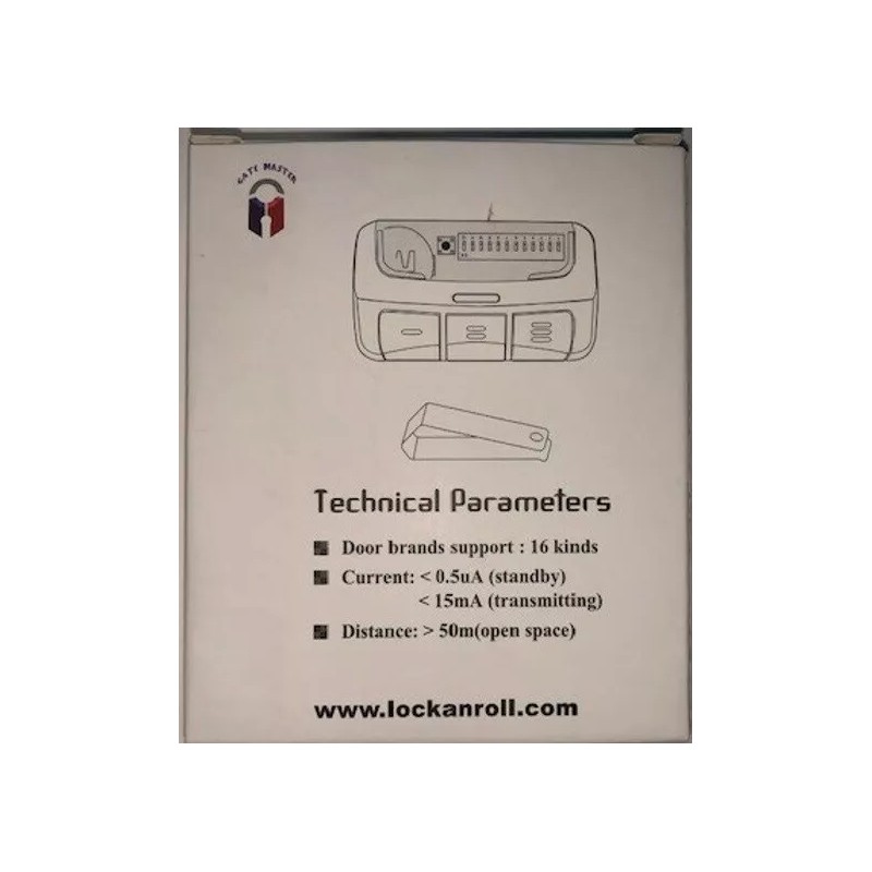 GateMaster LIFTMASTER & GENIE Universal Remote Control Garage Door Opener