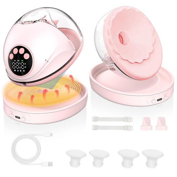 Smocraut Hands Free Breast Pump Electric Breast Pump,Portable Wearable Pump