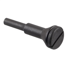 Milwaukee 1/4" Arbor Cut-Off Wheel Adapter (48-07-2486) - Aluminum Oxide Grit, Silver Steel, Compatible with Die Grinder