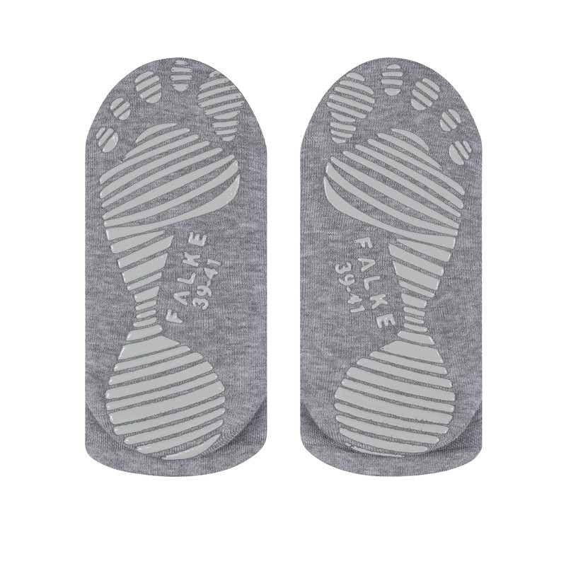 FALKE Unisex Slipper Socks, Grey Light Grey Melange 3775