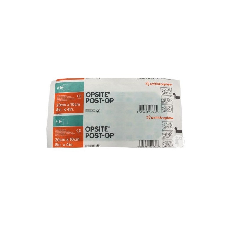 Smith & Nephew SJ66000713 Opsite Post-Op Dressing with Pad, 20cm