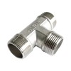 LOZOME 3/4 inch Male Thread Tee Adapter 3 Way T