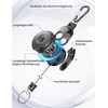 pullther Retractable Key Ring - 360° Rotatable, Durable Extendable Carabiner
