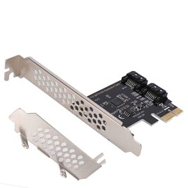 PCI Card, PCI Express to SATA 3.0 2-Port SATA III 6 Gbps Expansion Adapter Cards PCI-E Cards