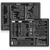 Yuanchu 2Pcs Laptop Shortcuts Stickers, Word/Excel Quick Reference Guide Keyboard