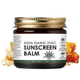 Beef Tallow Sunscreen SPF 50+, Deeply Nourishing Organic Sun Cream, Grass Fed Beef Tallow Skin Care, Tallow Unscented Suncream SPF 50, 60g