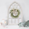 Sintosin Rustic Arched Window Frame 20 x 32 Inch, Hanging