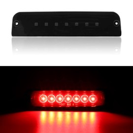 Kewisauto - Luz de freno para tercer freno para Wrangler TJ 97-06, luz de parada de montaje alto central, color negro ahumado, para Jeep Wrangler TJ 1997-2006, accesorios (1 unidades, 55055280AB,