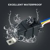 Hosyond 5 Pack 12V DC 40/30 AMP Waterproof Relay Harness