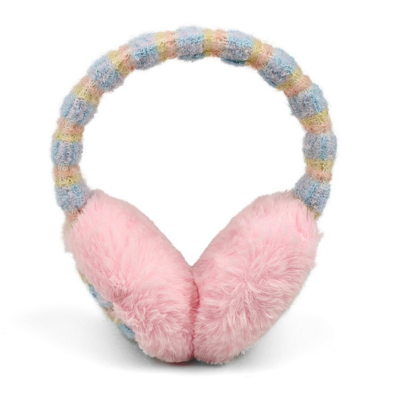 Soxbang Kids Ear Muffs, Fluffy, Fleece-Lined, Knit, Earmuffs, For Kids,