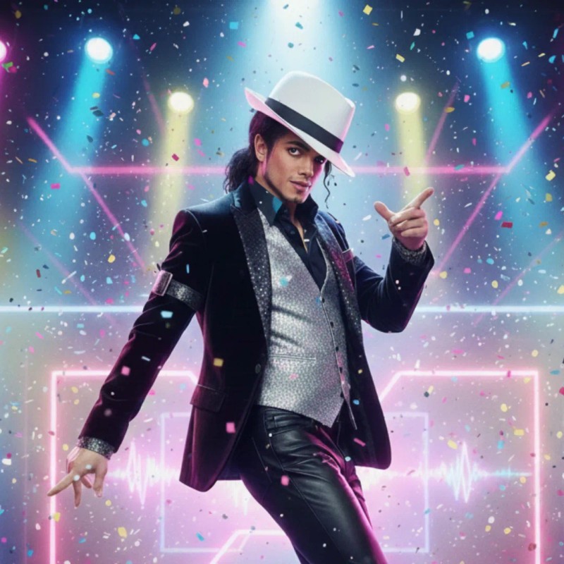 Sombrero Fedora Michael Jackson Disfraz Pachuco Festival