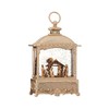 Regency International Nativity Square Lantern Globe, 12 inches, Champagne Gold,