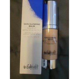 Estee Lauder Skin Glowing Balm Makeup Wtih Pink Peony 1 oz- 300 Wheat New in Box