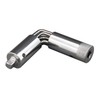 Cal-Van Tools 482 90 Degree 1/4" Gearless Angle Drive, Chrome,