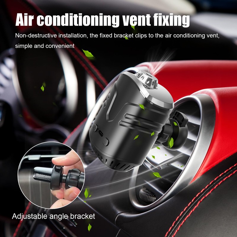 Laooteyy Car Star Projector with Smart Air Freshener Diffuser, Car