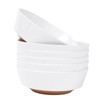 Webbylee 6-inch Melamine Bowls set of 6-20-ounce Dinnerware Cereal Bowls