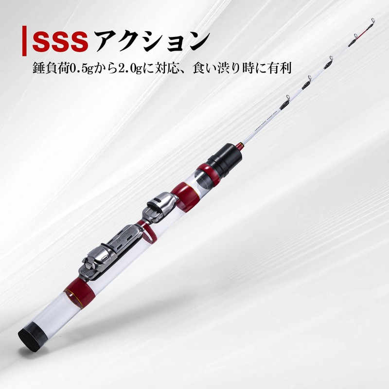 Goture Wakasagi Rod, Round Tip, Wakasagi Fishing, SSS Action, Total