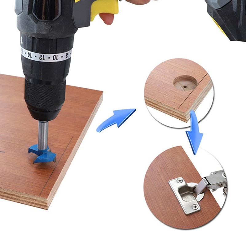 Drilling Template Hinges 35 mm Hinge Drill Bit Set Pot