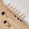 OMANIAC OMANIAC Professional Makeup Brushes Set (12Pcs), Pearl Flash Handles,