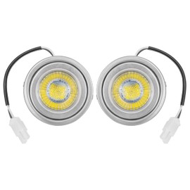 Awoco ON-E01-32 LED Light Bulbs Replacement for Range Hoods - 12V DC, 3W, Cooker Hood led Light Bulbs with 6000K Cold White (Pack of 2)