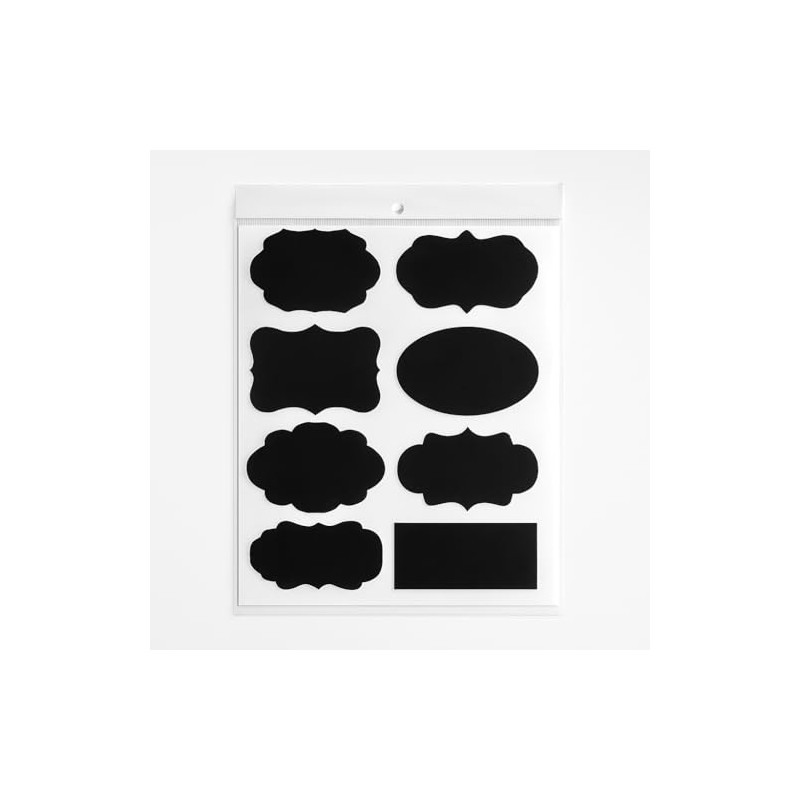 Chalkboard Labels for Jars 40 Pack Reusable Black Chalkboard Sticker