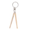 Mini Drum Sticks Keychain Wooden Decoration Accessory Percussion 2 Drumstick