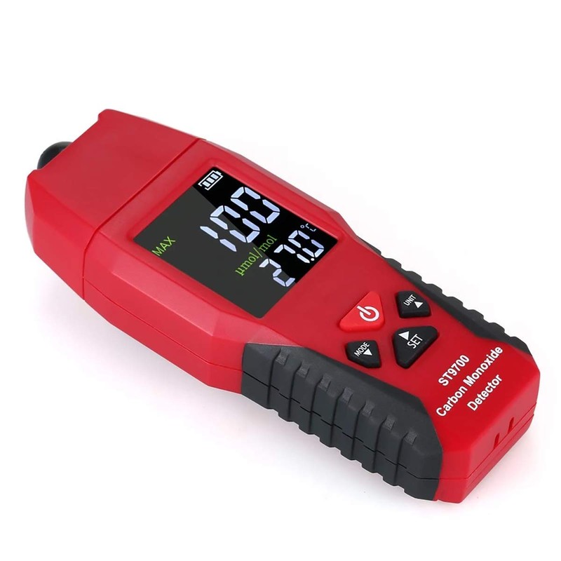 Handheld Carbon Monoxide Meter LCD Color Display CO Detector High
