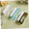 Healvian 6pcs Nail Brush for Finger Nail Cleaning Design Material