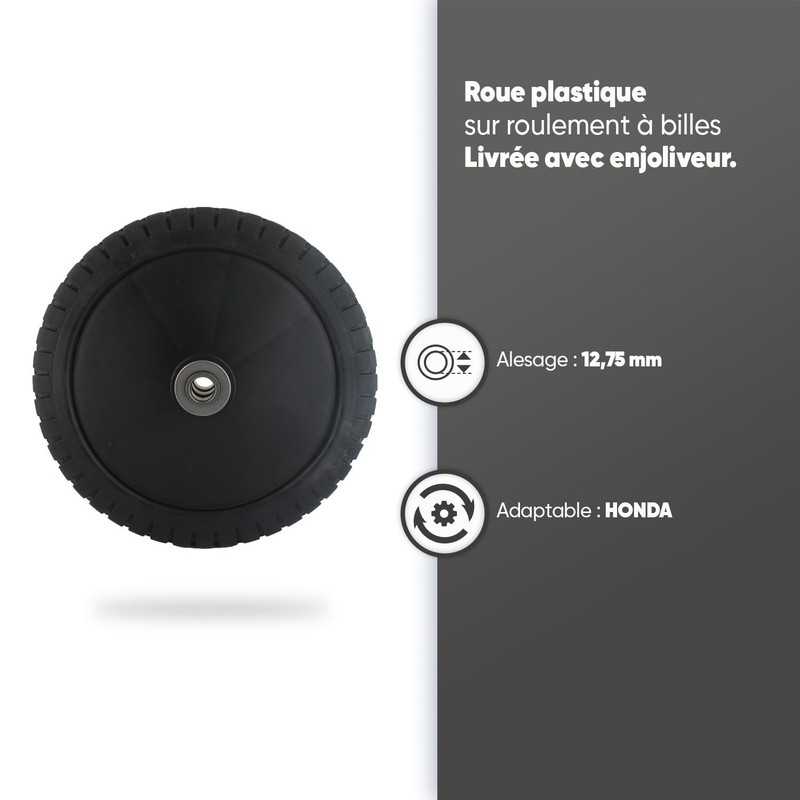 GREENSTAR - Complete Wheel + Wheel Trim Suitable for Honda