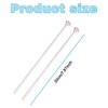 Zvorgath Cat Paw Chopsticks, Non-Slip Pink Plastic Chopsticks with Cute
