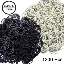 AMUU rubber bands small Mini Elastic Bands 1200pcs for Office Supplies School Home
