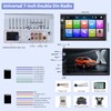 Double Din Car Stereo with Reverse Camera 7 inch Touch