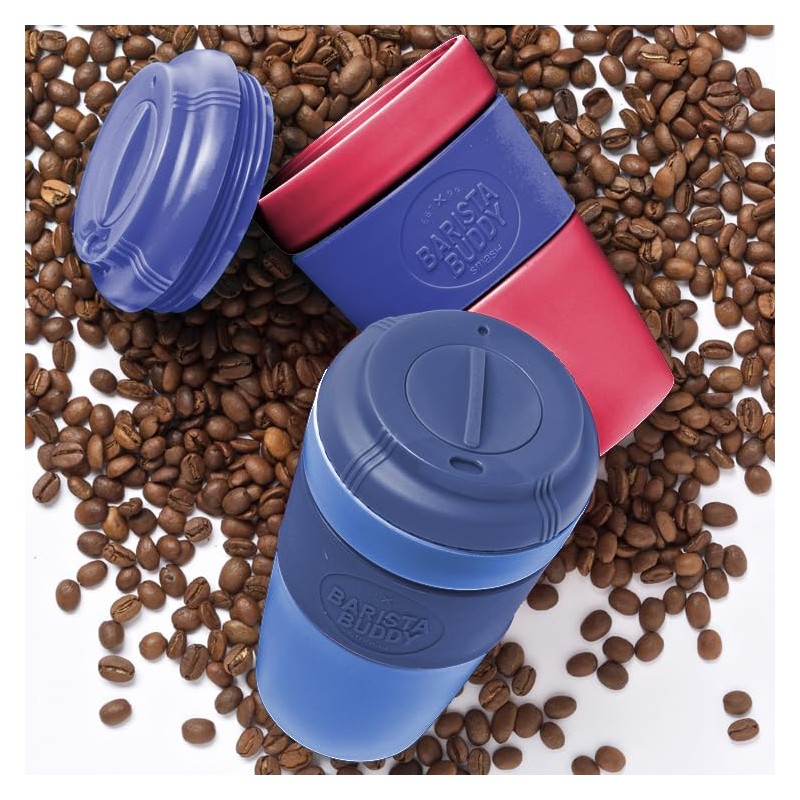 Smash Barista Buddy Reusable Coffee Cup 390ml Teal
