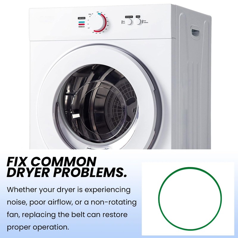 Compatible Fan Belt for Euhomy CD-6 & CD-7 Mini Dryer,