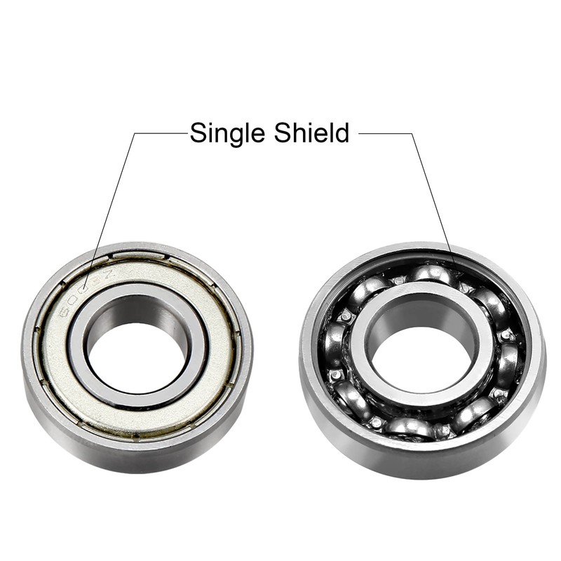 sourcing map Grooves Ball Bearing 6003Z Single Line Sign 17