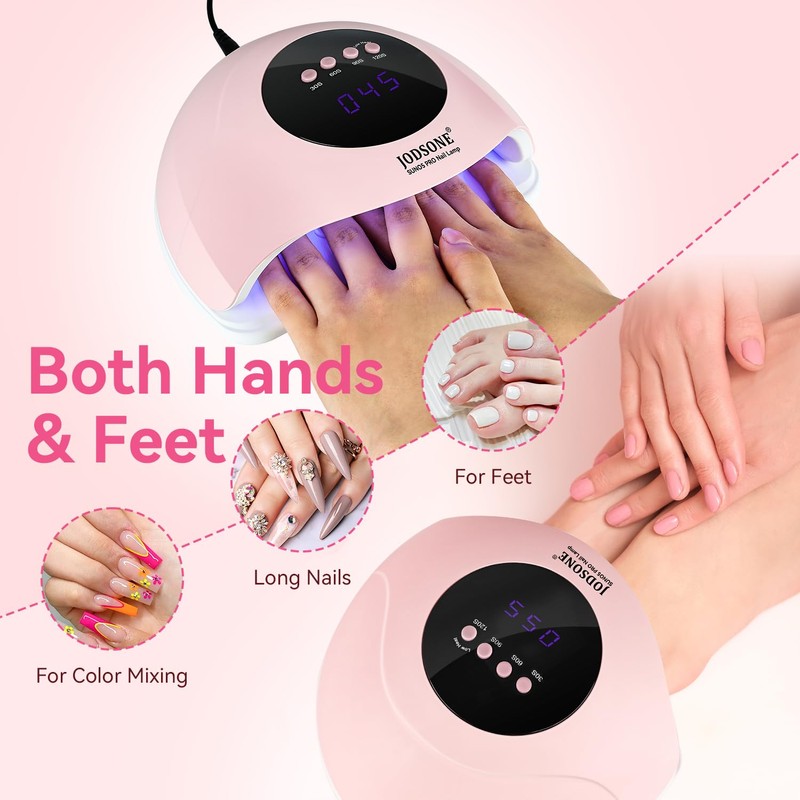 JODSONE Quick U V LED Nail Lamp with 4 Timer