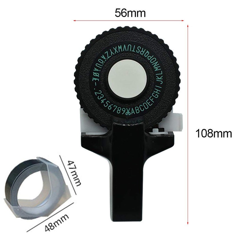 Embossing Label Maker Machine with Tape Portable 3D Mini Label