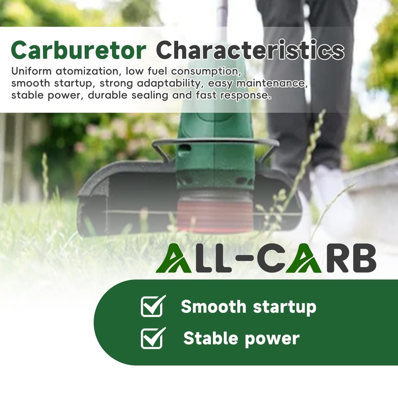 ALL-CARB FS55R Carburetor Carburetor Kit Replacement for Stihl FS45 FS46