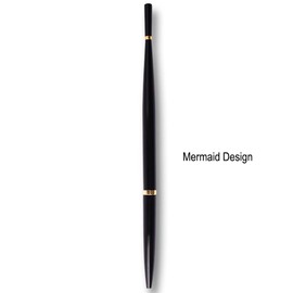 SILPECWEE 1Pc Ombre Nail Brush, Acrylic Nail Art Gradient Painting Brush Mermaid Design Nail Ombre Brushes Nail Polish Pen Manicure Design Tools