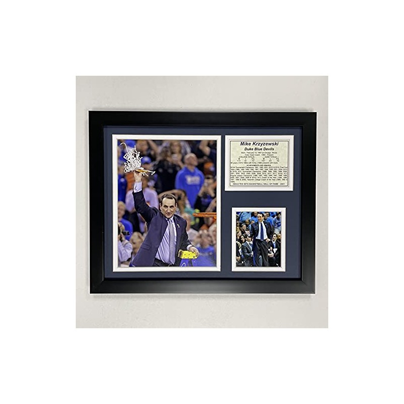 Mike 'Coach K' Krzyzewski 11" x 14" Framed Photo Collage
