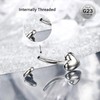 Melighting Titanium Belly Bars Heart Button Piercing Jewellery14G Belly Button