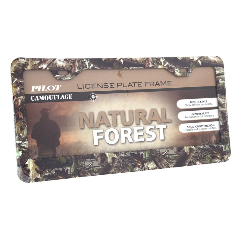 Pilot Automotive Pilot WL298-CZ Forest Camo License Frame, 1 Pack