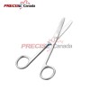 PRECISE CANADA Operating Dissecting Surgical Scissors 5.5" Curved Blunt Blunt