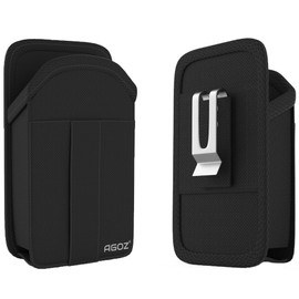 Zebra TC77 TC70 Scanner Holster, Agoz Rugged Carrying Case Pouch for Zebra TC75x, TC75, TC70x, TC70, TC72, TC77, M60, MC67 Handheld Barcode Touch Mobile Computer, Holder with Metal Clip & Belt Loops