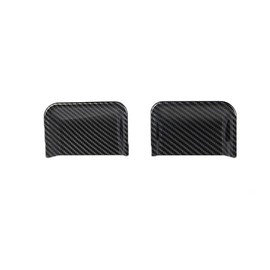 Korlot Carbon Fiber Inner Rear Door Handle Bowl Cover Trims Accessories for Ford F150 2021+,for 2023 F250 F350 Super Duty (Rear Door)